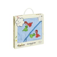 Playshoes badcape cadeauset dino blauw Maat - thumbnail