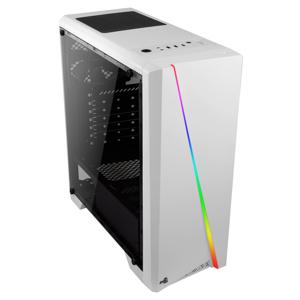 Aerocool Cylon White tower behuizing 2x USB-A 2.0, USB-A 3.2 (5 Gbit/s), 2x Audio, Window-kit