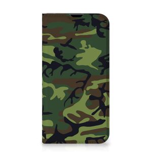 iPhone 13 Pro Hoesje met Magneet Army Dark