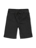 Stella McCartney Kids short en coton à lien de resserrage - Noir