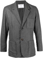 Société Anonyme blazer en laine mélangée à simple boutonnage - Gris