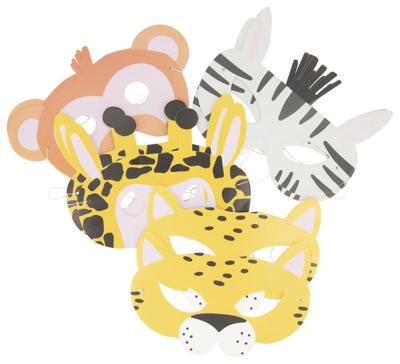 HEMA Papieren Maskers - 8 Stuks HEMA Papieren Maskers - 8 Stuks