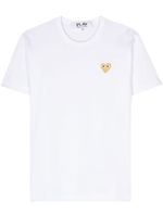 Comme Des Garçons Play t-shirt en coton à patch cœur - Blanc