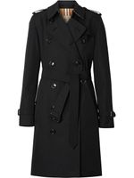 Burberry trench The Kensington Heritage mi-long - Noir - thumbnail