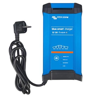 Victron Energy Blue Smart IP22 12-Volt 30 amp 230V, 3 Uitgangen Batterij Lader CEE 7/7, Bluetooth