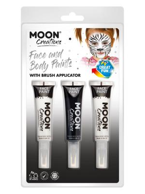 Moon Creations Face Body Paints and Brush