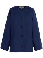 Marni manteau à boutonnière - Bleu