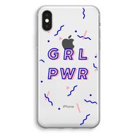 GRL PWR: iPhone XS Transparant Hoesje - thumbnail