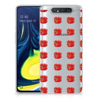 Samsung Galaxy A80 Siliconen Case Paprika Red - thumbnail