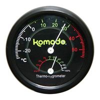 Komodo Thermometer / hygrometer analoog - thumbnail