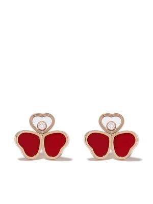 Chopard boucles d'oreilles Happy Hearts en or rose 18ct