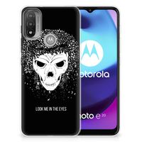 Silicone Back Case Motorola Moto E20 | E40 Skull Hair