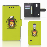 Samsung Galaxy S5 Mini Leuk Hoesje Doggy Biscuit