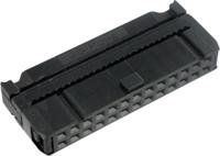 TRU COMPONENTS 1589745 Pinconnector Met trekonlasting Rastermaat: 2.54 mm Totaal aantal polen: 16 Aantal rijen: 2 1 stuk(s) - thumbnail