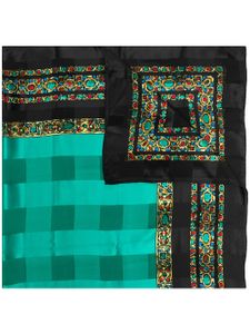 Saint Laurent Pre-Owned foulard à imprimé graphique - Vert