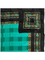 Saint Laurent Pre-Owned foulard à imprimé graphique - Vert