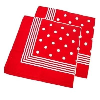 Trendoz Boeren zakdoek - 2x stuks - rood - met stippen - 55 x 55 cm - cowboys - farmers - stof Trendoz Boeren zakdoek - 2x stuks - rood - met stippen - 55 x 55 cm - cowboys - farmers - stof