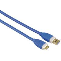 Micro-USB 3.0-kabel, verguld, dubbel afgeschermd, 1,80 m
