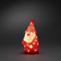 Konstsmide 6243-103 Acryl figuur Energielabel: G (A - G) Kerstman Warmwit LED Rood, Wit - thumbnail