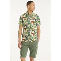 No Excess regular fit overhemd met all over print 010 white