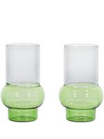 Tom Dixon lot de deux grands verres Bump - Vert - thumbnail