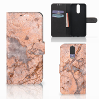 Huawei Mate 10 Lite Bookcase Marmer Oranje