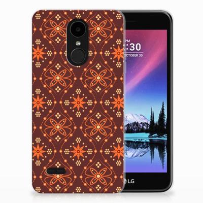 LG K4 (2017) TPU bumper Batik Brown