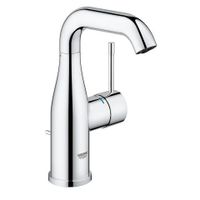 Grohe Essence New M-size wastafelkraan met waste Chroom