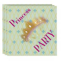 20x Princess party thema servetten 33 x 33 cm voor meisjes   -