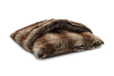 Designed by lotte mayah - kattenslaapzak - bruin - 50x50 cm