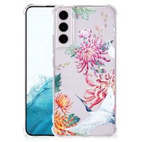 Samsung Galaxy S22 Plus Case Anti-shock Bird Flowers