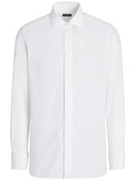 Zegna Trofeo silk shirt - Blanc