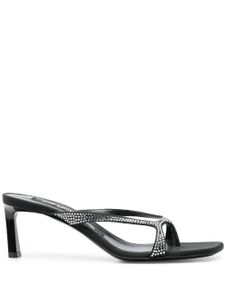 Sergio Rossi mules Sr Aracne 60 mm à ornements en cristal - Noir