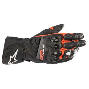 ALPINESTARS GP Plus R V2 Gloves, Race motorhandschoenen, Zwart-Rood Fluo