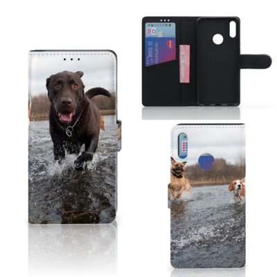 Huawei Y7 Pro | Y7 Prime (2019) Telefoonhoesje met Pasjes Honden Labrador Huawei Y7 Pro | Y7 Prime (2019) Telefoonhoesje met Pasjes Honden Labrador