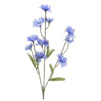 Korenbloem/centaurea - kunstbloemen - cyanus takken - paars - 55 cm   - - thumbnail