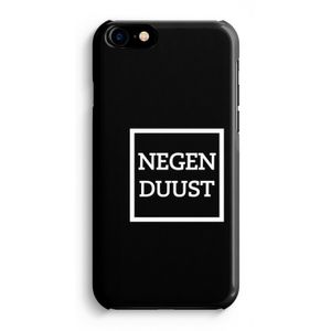 Negenduust black: Volledig Geprint iPhone 7 Plus Hoesje