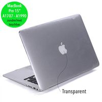 Lunso MacBook Pro 15 inch (2016-2020) cover hoes - case - glanzend transparant