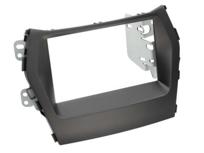 2-DIN Paneel Hyundai Santa Fé (DM) 2012-2018 Kleur: Zwart