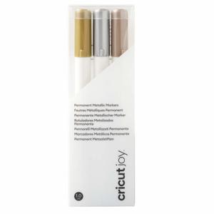 Cricut Permanent markers 1.0mm, 3er Stiftset Goud, Zilver, Koper