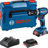 Bosch Professional GSB 18V-45 06019K3303 Accu-schroefboormachine 18 V 2.0 Ah Li-ion Incl. 2 accus, Incl. lader, Incl. koffer