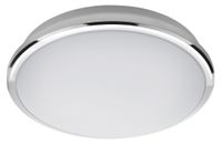 Sapho Silver ronde plafondlamp 28cm dagwit licht chroom