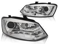 Tuning-Tec Koplampen met parkeerlicht voor VW POLO 6R 09-03 14 CHROOM