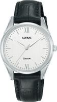 Lorus RG279VX9 Horloge staal-leder zilverkleurig-zwart 32 mm