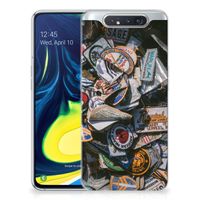 Samsung Galaxy A80 Siliconen Hoesje met foto Badges