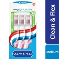 Tandenborstel clean & flex medium - thumbnail