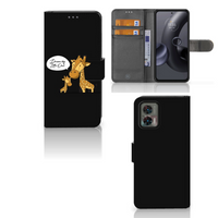 Motorola Edge 30 Neo Leuk Hoesje Giraffe - thumbnail