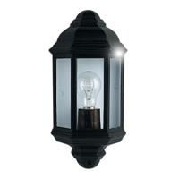 Searchlight Klassieke buitenlamp Class zwart 280BK - thumbnail