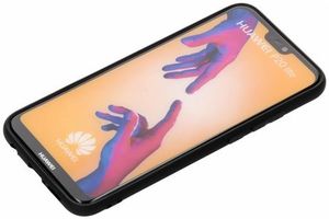 Siliconen TPU Hoesje voor Huawei P20 Lite - Mat Zwart