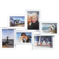 Henzo Fotolijst - Holiday Gallery - Collagelijst voor 6 foto\\'s - Fotomaat 10x15 cm - Wit